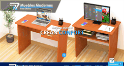 Desktop Screenshot of muebles-modernos.com.ve
